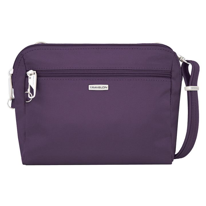 Travelon Classic Convertible Crossbody Bag & Waist Pack, Women's, Purple