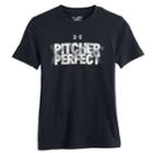 Boy's 8-20 Under Armour Pitcher Perfect Tee, Size: Medium, Black