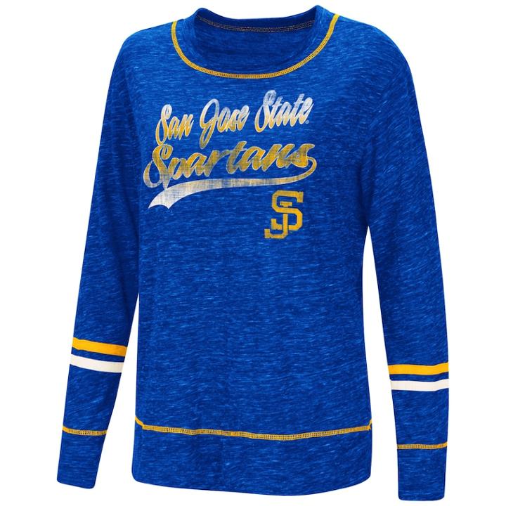 Women's San Jose State Spartans Giant Dreams Tee, Size: Large, Blue (navy)