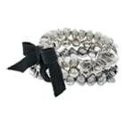 Simply Vera Vera Wang Two Tone Beaded Stretch Bracelet Set, Women's, Multicolor