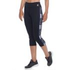 Women's Fila Sport&reg; Side Panel Running Capri Leggings, Size: Xl, Oxford