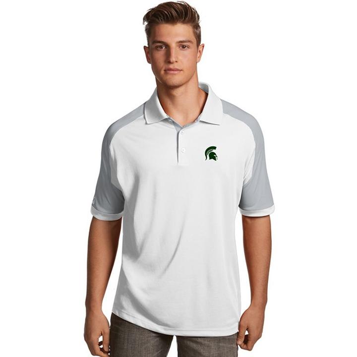 Men's Antigua Michigan State Spartans Century Polo, Size: Xxl, White