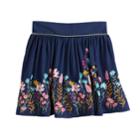 Girls 4-10 Sonoma Good For Life&reg; Glittery Print Skort, Size: 5, Dark Blue