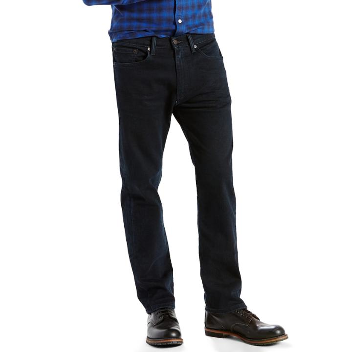 Men's Levi's&reg; 505&trade; Regular-fit Stretch Jeans, Size: 33x30, Dark Blue