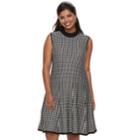 Juniors' Plus Size Candie's&reg; Chevron A-line Sweater Dress, Teens, Size: 3xl, Oxford