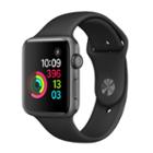 Apple Watch Series 2 (42mm Space Gray Aluminum With Black Sport Band)