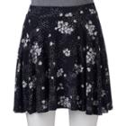 So, Juniors' &reg; Skater Skirt, Girl's, Size: Large, Black