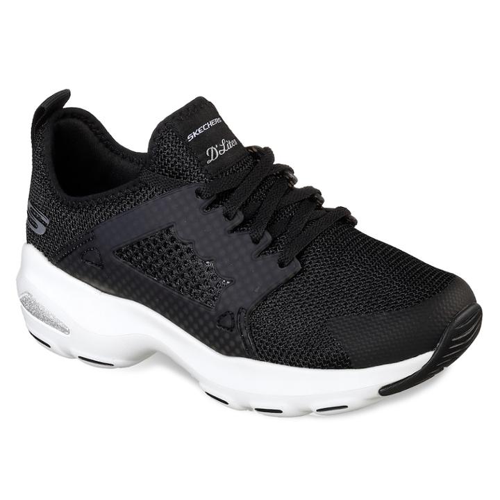 Skechers D'lites Ultra At The Top Women's Walking Shoes, Size: 7, Grey (charcoal)