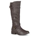 Journee Collection Harley Women's Knee-high Boots, Girl's, Size: Medium (7), Brown