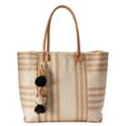 Sonoma Goods For Life&trade; Seagrass Striped Tote, Women's, Natural