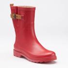 Chooka Solid Women's Waterproof Rain Boots, Size: 10, Med Red