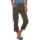 Women's Sonoma Goods For Life&trade; Convertible Utility Pants, Size: 2, Dark Green