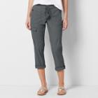 Women's Sonoma Goods For Life&trade; Beachy Tassel Capris, Size: 16, Med Brown