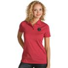 Women's Antigua Toronto Raptors Quest Desert Dry Polo, Size: Large, Dark Red