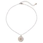 Lc Lauren Conrad Medallion Pendant Necklace, Women's, Light Pink