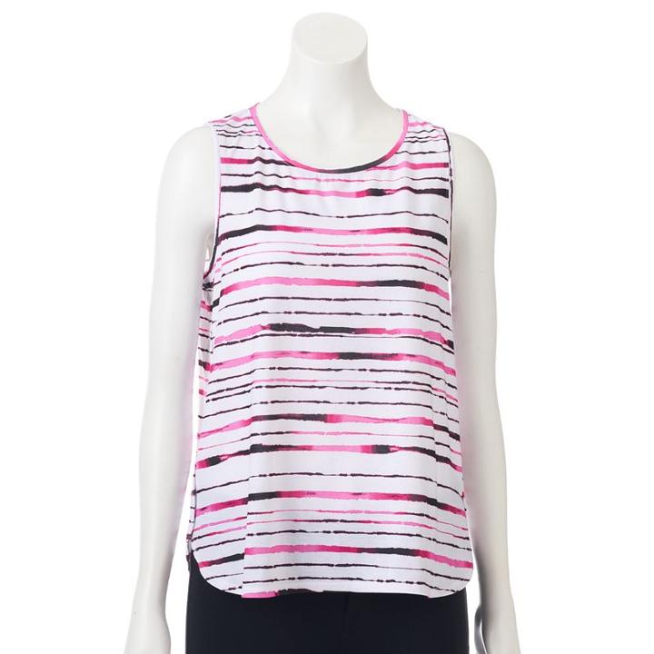 Petite Apt. 9&reg; Scoopneck Tank, Women's, Size: Xs Petite, Pink