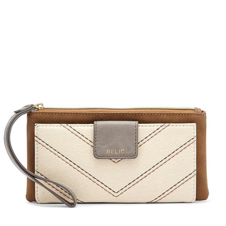 Relic Cameron Checkbook Wristlet, Women's, Multi Stitch