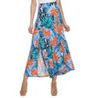 Women's Jennifer Lopez Slit Maxi Skirt, Size: Small, Med Blue