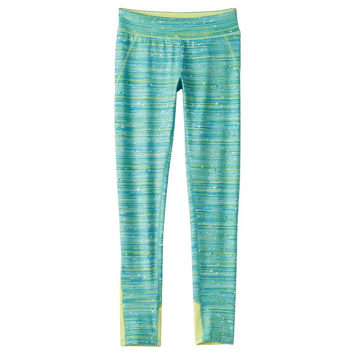 Girls Plus Size So&reg; Pieced Performance Leggings, Girl's, Size: 16 1/2, Med Green