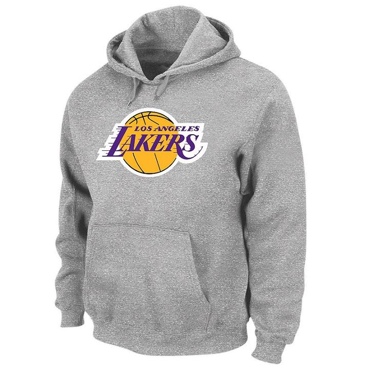 Big & Tall Los Angeles Lakers Pullover Fleece Hoodie, Men's, Size: 3xlt, Grey