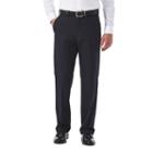 Men's Haggar Premium Classic-fit Stretch Dress Pants, Size: 36x30, Blue (navy)