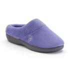 Isotoner Classics Women's Memory Foam Clog Slippers, Size: 6.5 - 7, Purple