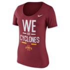 Women's Nike Iowa State Cyclones Local Spirit Tee, Size: Large, Red