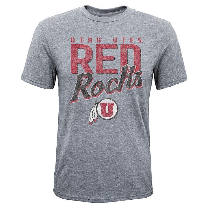 Boys 8-20 Utah Utes Rally Anthem Tee, Size: M 10-12, Grey