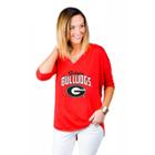 Women's Gameday Couture Georgia Bulldogs Team Tee, Size: Xl, Dark Pink