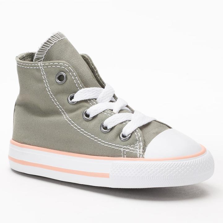 Baby / Toddler Girls' Converse Chuck Taylor All Star High-top Sneakers, Size: 5 T, Brt Green