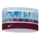 Nike 4-pk. Assorted Skinny & Thick Headband Set, Women's, Blue Gray Bordeaux