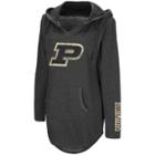 Women's Campus Heritage Purdue Boilermakers Hooded Tunic, Size: Medium, Dark Grey