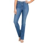 Petite Gloria Vanderbilt Avery Pull-on High-waisted Jeans, Women's, Size: 12 Petite, Med Blue