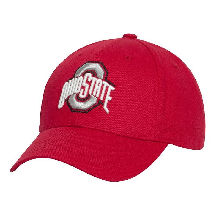 Men's Ohio State Buckeyes Signal Prime Adjustable Cap, Brt Red