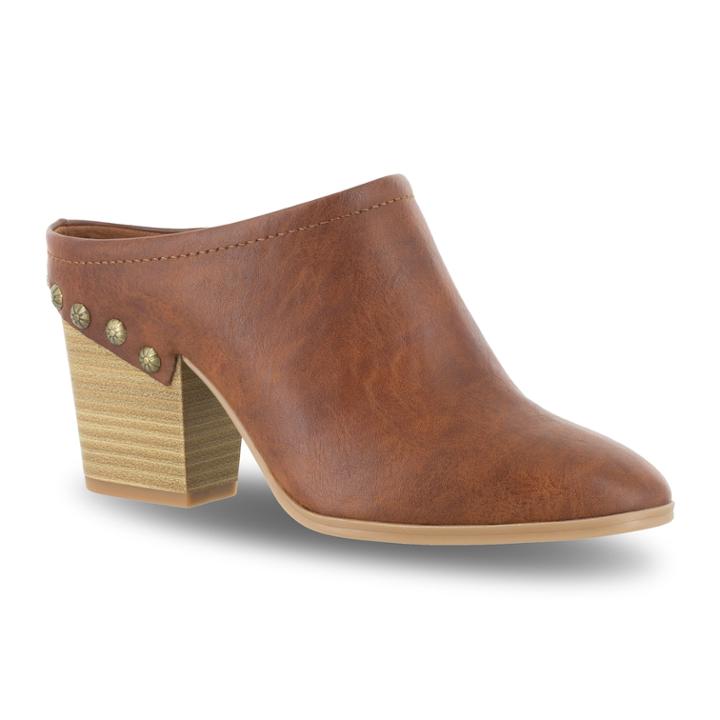 Easy Street Shiloh Women's Mules, Size: 8.5 Ww, Dark Brown