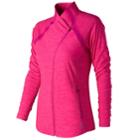 Women's New Balance Pink Ribbon Anticipate Jacket, Size: Small, Drk Yellow