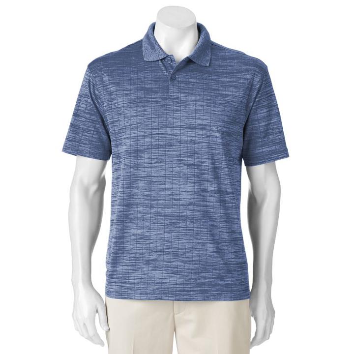 Men's Haggar&reg; Cool 18&reg; Classic-fit Performance Polo, Size: Xxl, Dark Blue