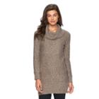 Women's Ab Studio Cowlneck Tunic Sweater, Size: Small, Beige Oth