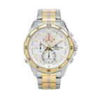 Casio Men's Edifice Two Tone Stainless Steel Chronograph Watch - Efr547sg-7a9v, Size: Large, Multicolor