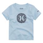 Baby Boy Hurley Wave Logo Graphic Tee, Size: 18 Months, Light Blue