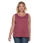 Plus Size Sonoma Goods For Life&trade; Essential Tank, Women's, Size: 3xl, Med Red
