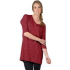 Women's Soybu Rosa Tunic Dress, Size: Small, Med Red