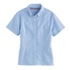 Girls 4-20 & Plus Size French Toast Short Sleeve Oxford Shirt, Size: 5, Blue