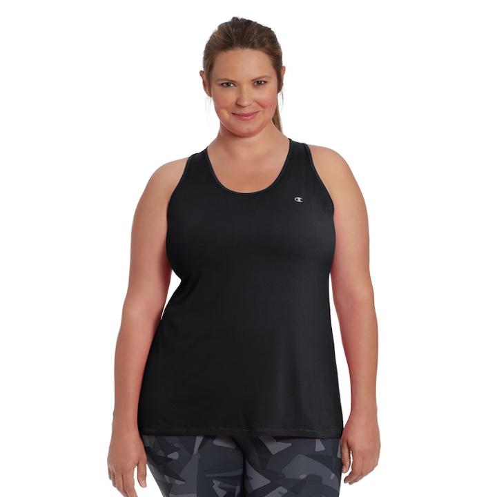 Plus Size Champion Absolute Tank, Women's, Size: 4xl, Black