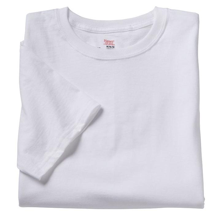 Men's Hanes Sport Comfort Cool 5-pack + 1 Bonus Tees, Size: Xl, White