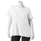 Plus Size Croft & Barrow&reg; Essential Tee, Women's, Size: 1xl, White