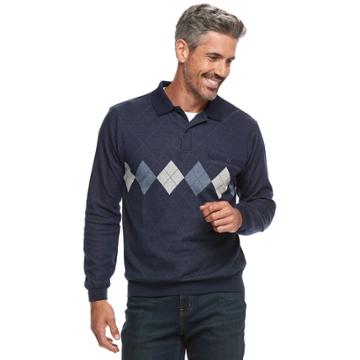 Big & Tall Safe Harbor Classic-fit Banded-bottom Polo, Men's, Size: 2xb, Blue (navy)