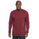Big & Tall Croft & Barrow&reg; Easy-care Mockneck, Men's, Size: Xxl Tall, Red