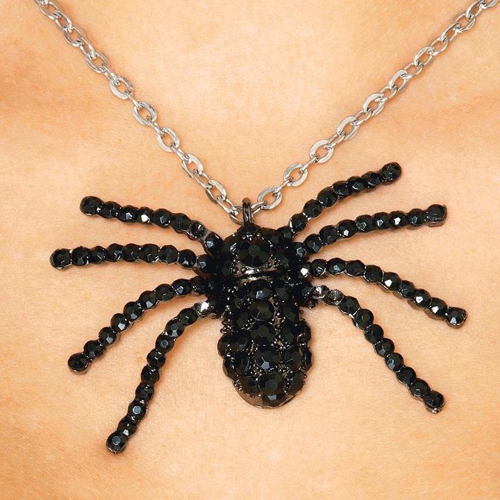 Adult Deluxe Black Widow Costume Necklace