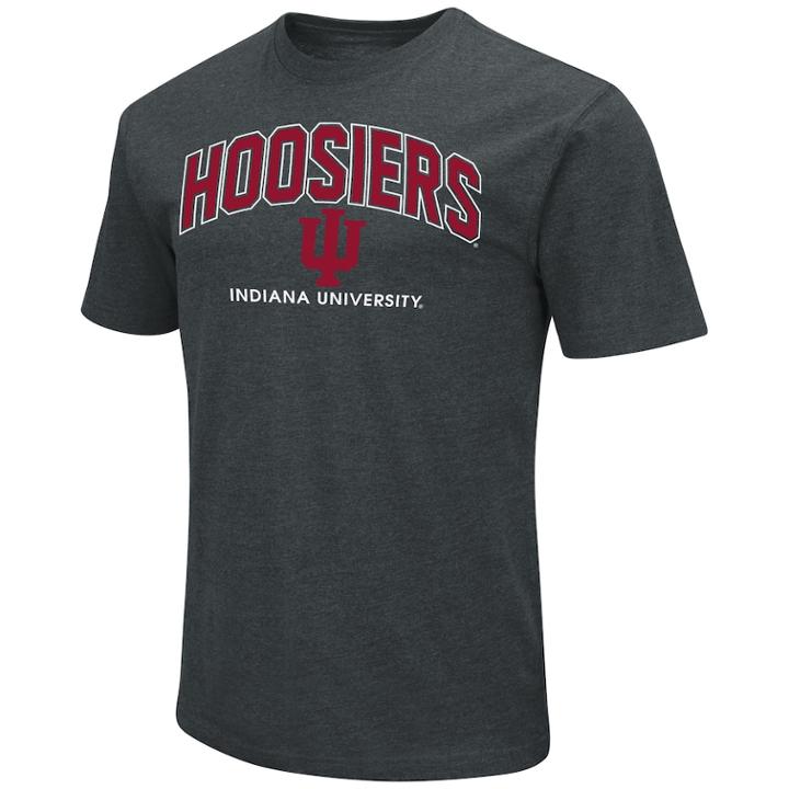 Men's Indiana Hoosiers Wordmark Tee, Size: Large, Dark Red